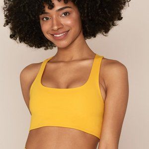 Girlfriend Collective Petite Paloma Bra Citrine